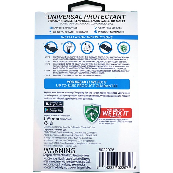 Liquipel - Liquid Glass Screen Protector for all phones - Picture 2 of 2